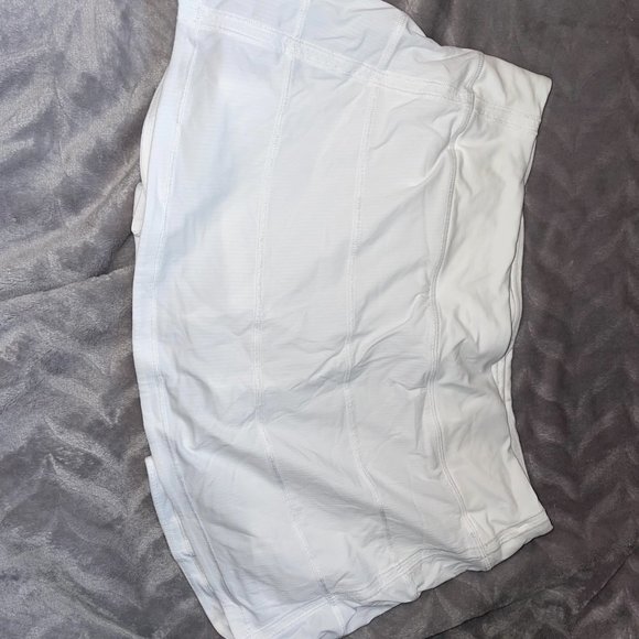 Lululemon Pace Rival Skirt White Size 10 Regular Length - Picture 3 of 6